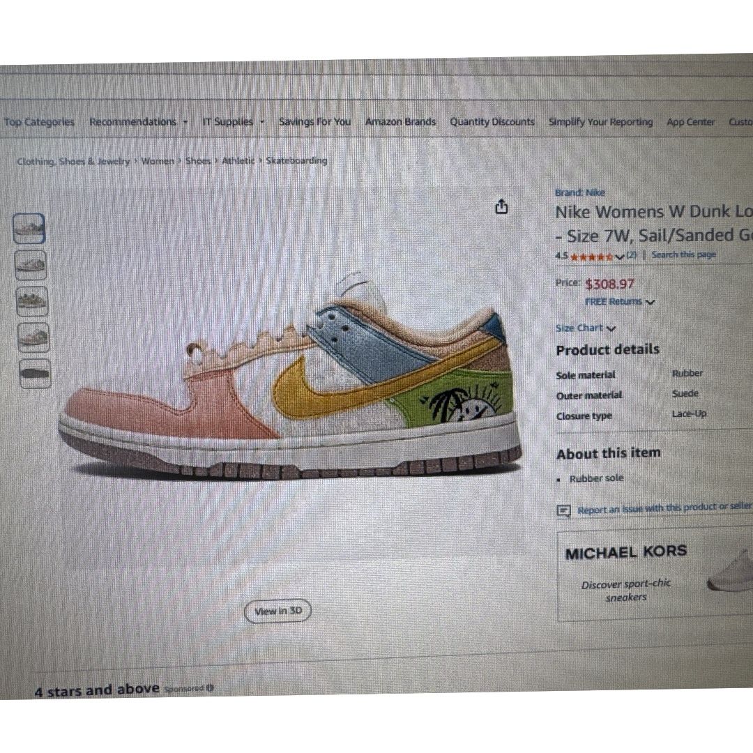 Size 9 - Nike Dunk Low SE Sun Club W - DQ0265-100