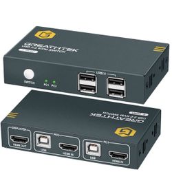 GreathTec KVM Switch HDMI