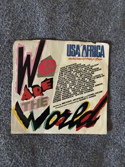 USA For Africa Vinyl 45