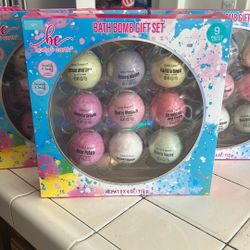 Body & Earth 9 Pieces Bath Bomb Set, 12 pcs per pack 4 oz  Sealed