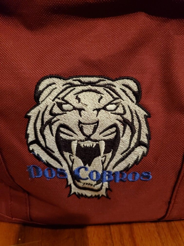 Maroon Dos Cobros Tote Bag