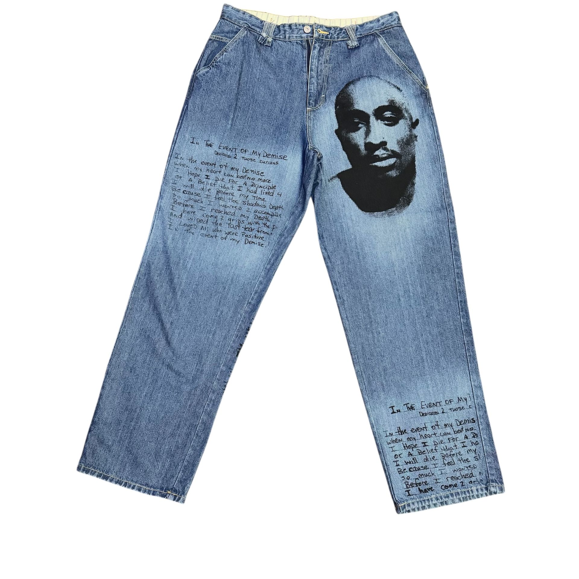 Vintage Makaveli Tupac Shakur Jeans