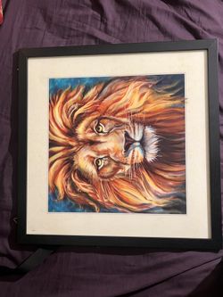 Cool 3D Lion Frame 