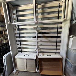 Queen Bed with 2 drawer storage underneath