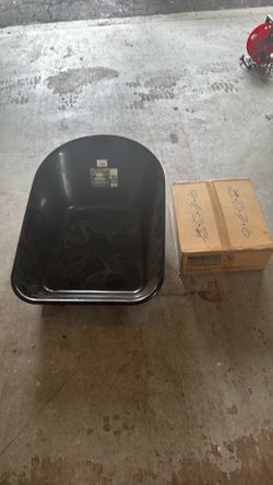 Plastic wheelbarrow