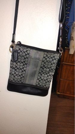 Coach Legacy Signature Stripe Swingpack Crossbody Bag