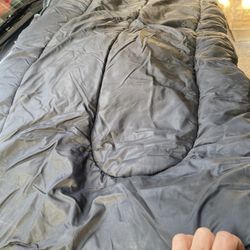  Flannel Lined Coleman Sleeping Bag Mallard Duck Hunting Forest Camp Fish