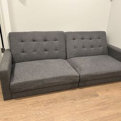 Dark Grey futon