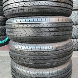 4 USED TIRES MICHELIN 225/60/18