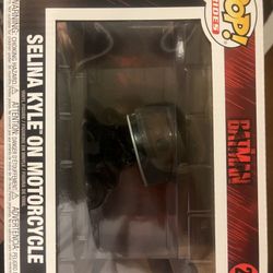 Selina Kyle On Motorcycle Funko Pop