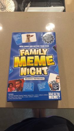Family meme night board game