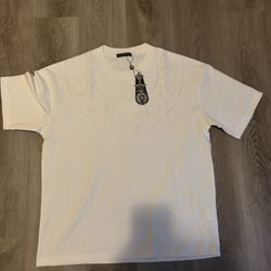 Chrome Heart T Shirt White Extra Large
