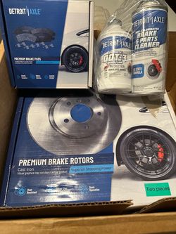 Front Brake Kit with Rotors and Pads