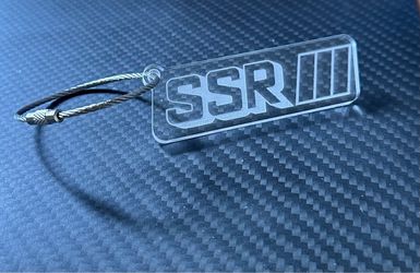 SSR Fins Mesh Bang Vec Speed Star Racing Wheel JDM Civic MR2 CRX Accord Acrylic laser etch key