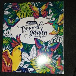 Tropical Gardens Coloring Book 