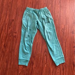 Adidas Mens Small Sweat Pants / Joggers / Kaval / Teal