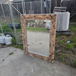 Milo Coconut Shell Mirror