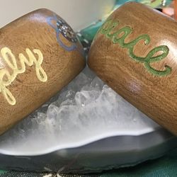 Two Wooden Bangles