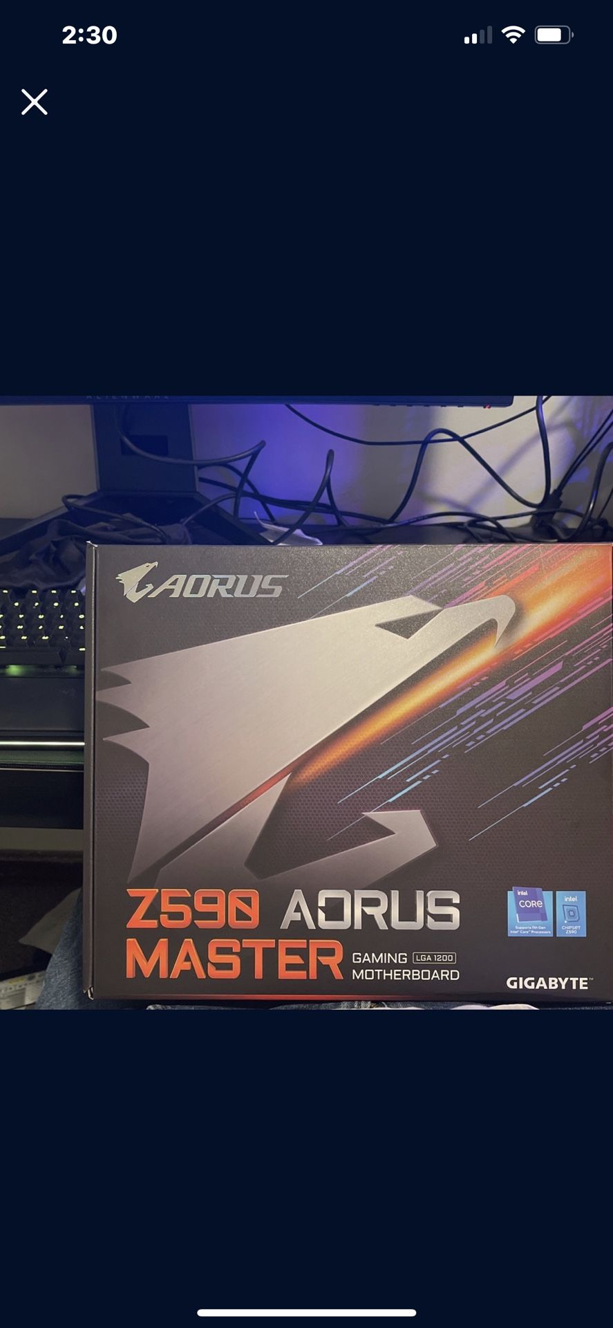 Aorus Z590 Master motherboard