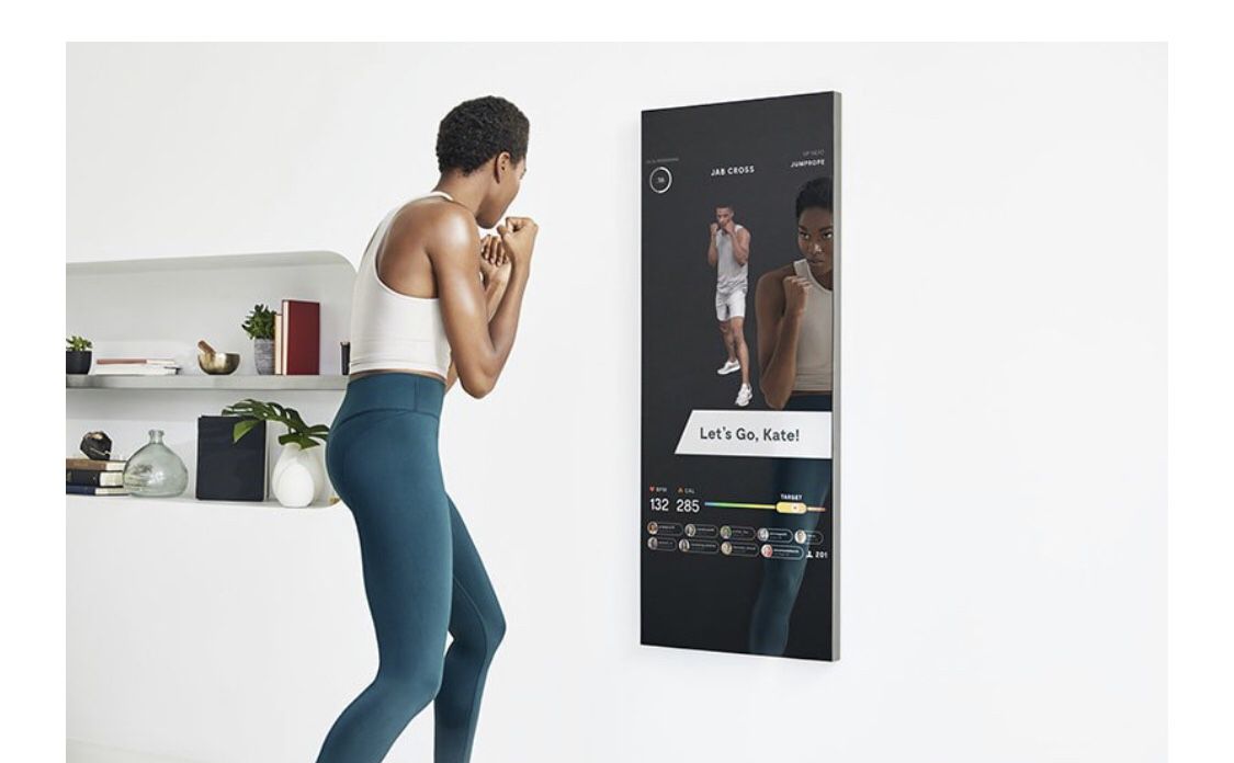 The mirror smart gym.