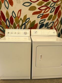 Kenmore washer and dryer laundry