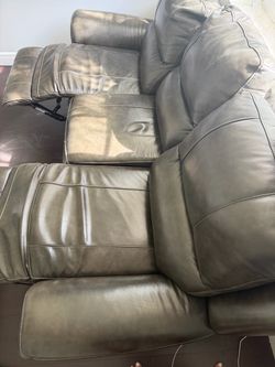 Leather sofa