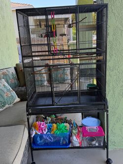Parrot cage