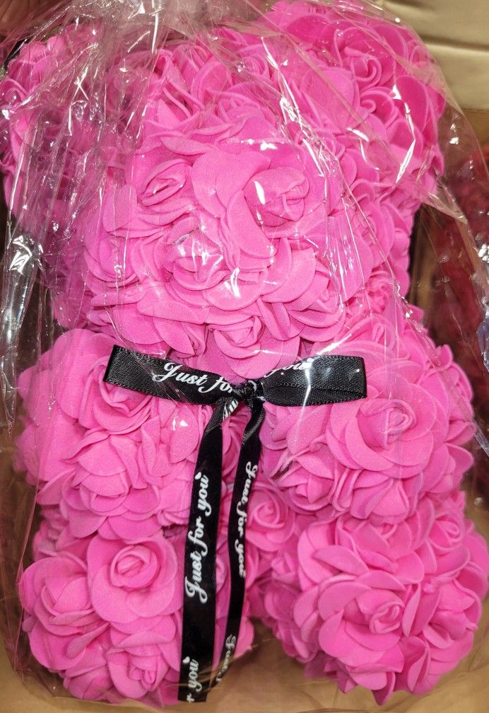 Single Rose Bear (Valentine's) 
