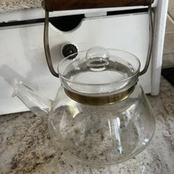 Glass tea kettle 