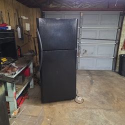 Black refrigerator