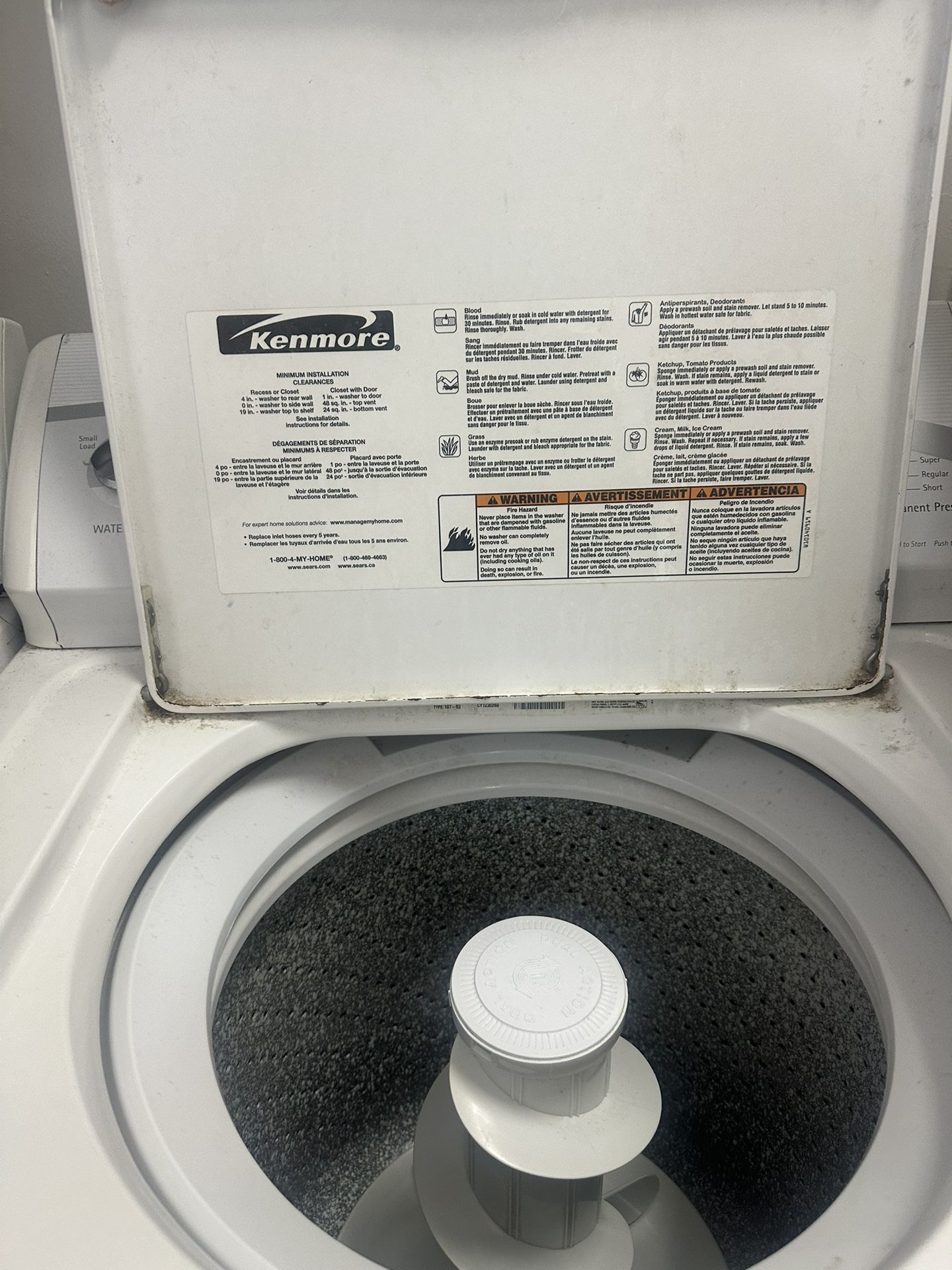 Washer And Dryer