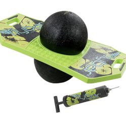 Flybar Pogo Trick Ball for Kids – Balance Bounce Board with Anti-Slip Deck – Pump Included - Indoor & Outdoor Toys for Boys and Girls Fun Way to Reduc