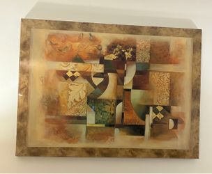 Large Colorful abstract painting