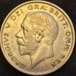 1929 Half Crown 50% Silver