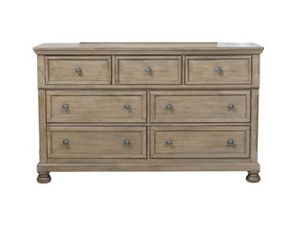 Bethel Wire Brushed Gray Dresser