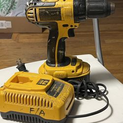 Dewalt  18V 1/2”Cordless Compact Drill Driver , Drill And Charger Only 