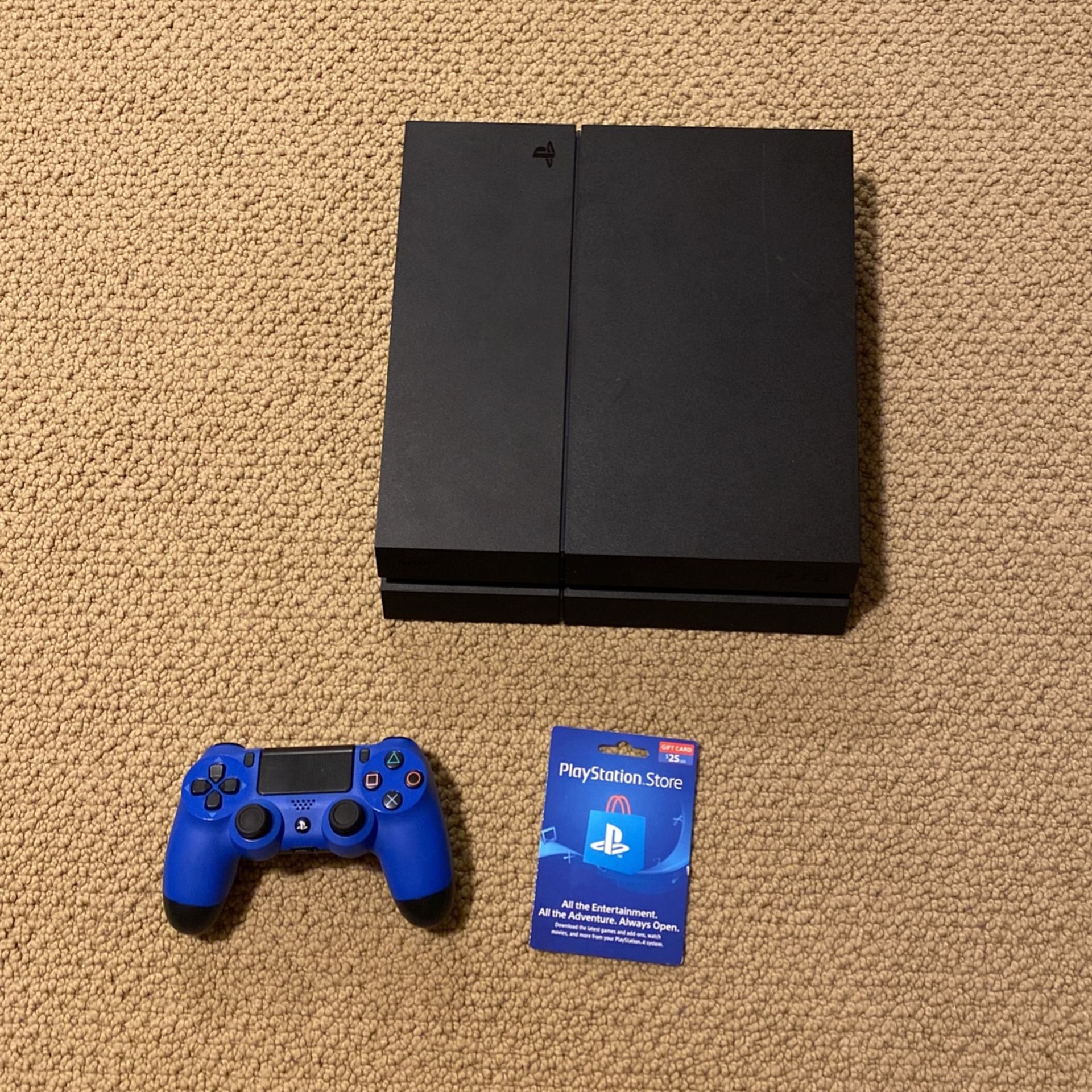 PS4 With Some Games ( Little To No Use)