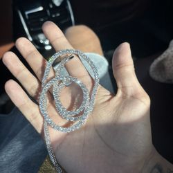 Vvs Mossanite Tennis Chain