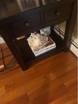 Pottery barn wooden side table