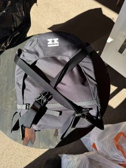 Gently Used Mini Meis Baby Carrier with Extender Straps - $40 OBO
