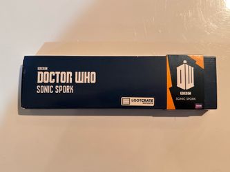 Dr Who Sonic  Spork BBC  loot crate exclusive