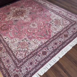 Rich Red Persian Rug 80x119 Inches