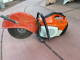 Stihl 420 concrete saw