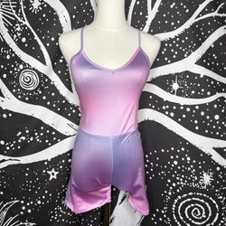Chic Gradient Jumpsuit in Pink and Purple