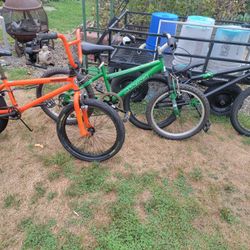 Bmx 20" Bikes (3) Total
