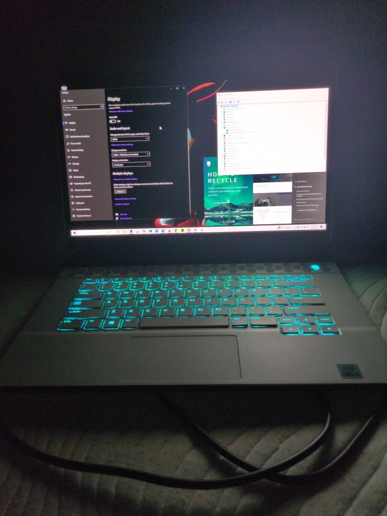 Alienware Laptop i9 RTX 3080 M15 R4 4k OLED Display