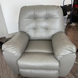 Gray Recliner. MANUAL