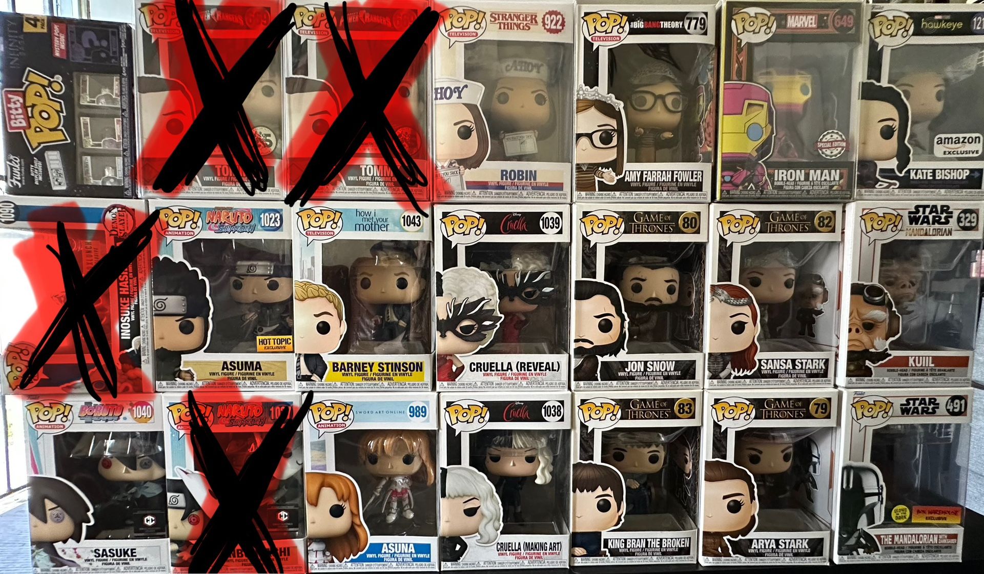 Variety Of Funko pop’s