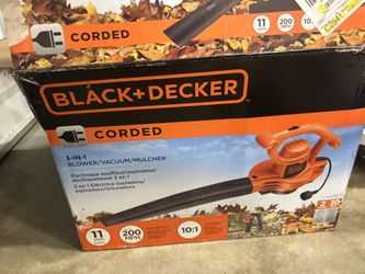 Leaf blower mulcher vacuum (black and decker)