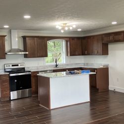 Brown Shaker Kitchen